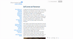 Desktop Screenshot of golfkurse.com