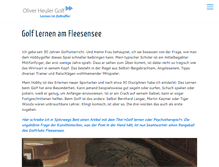 Tablet Screenshot of golfkurse.com